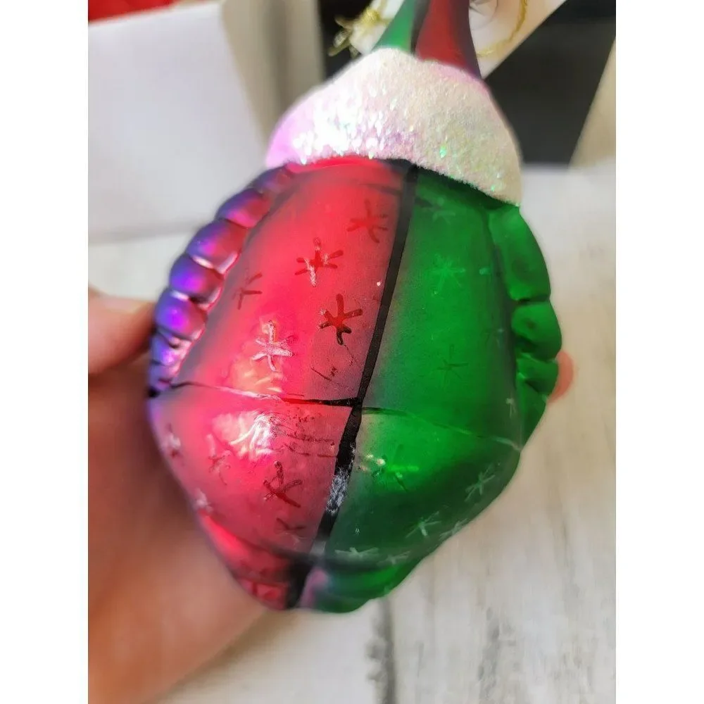 Radko‎ 1997 a caring clown blown glass ornament AIDS awareness